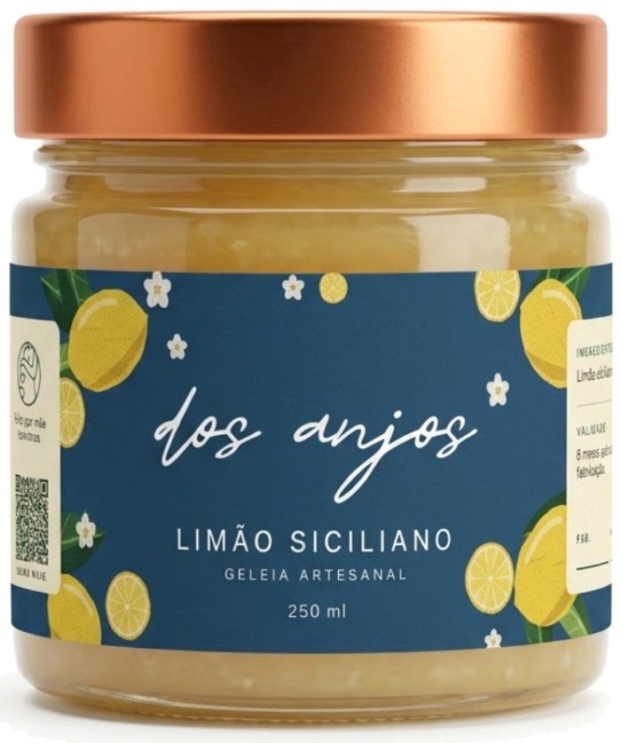 Pote de geleia de Limão Siciliano